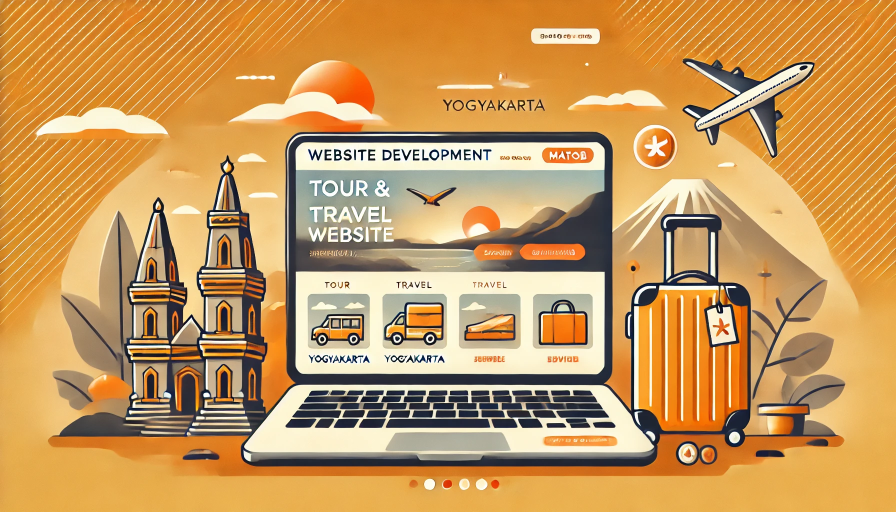 Jasa pembuatan website tour & travel jogja