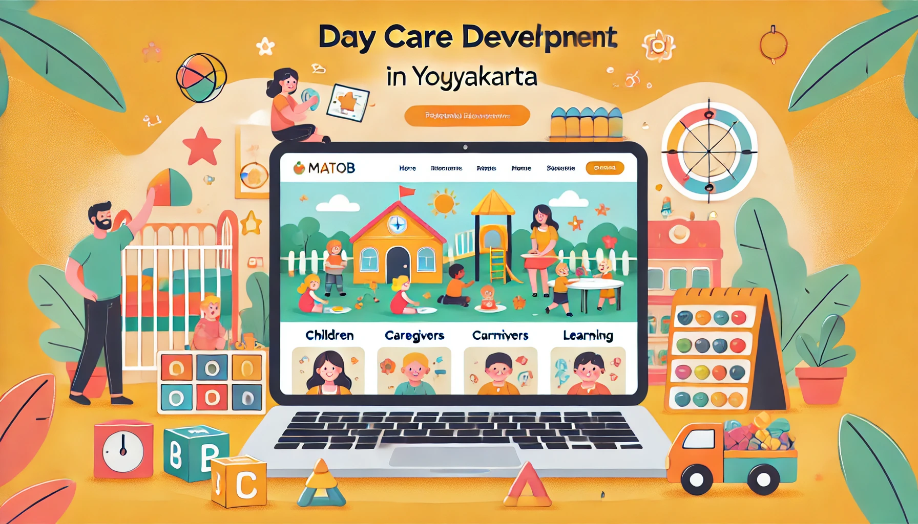 jasa pembuatan website daycare jogja