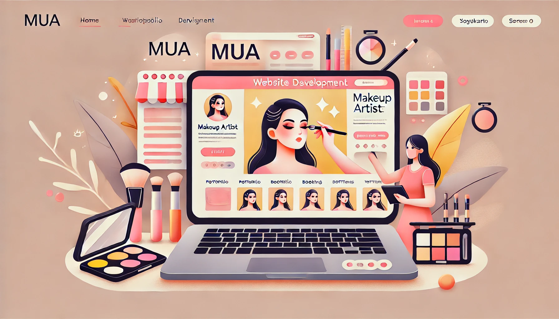 Jasa Pembuatan Website untuk Makeup Artist (MUA) di Jogja